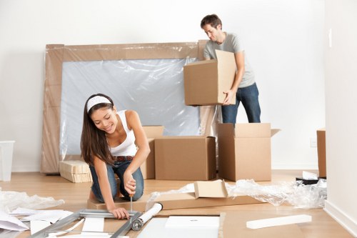 Removal van team preparing a safe move in Kingston upon Thames
