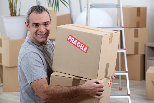 Careful loading of student furniture for a move in Kingston