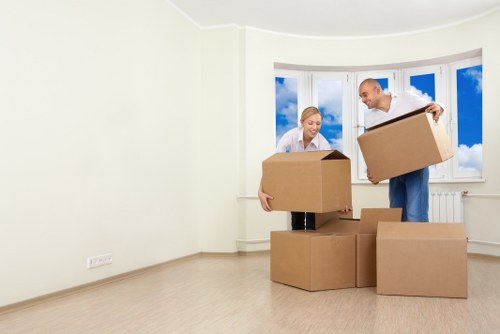 Public liability insurance concept for a removal van service
