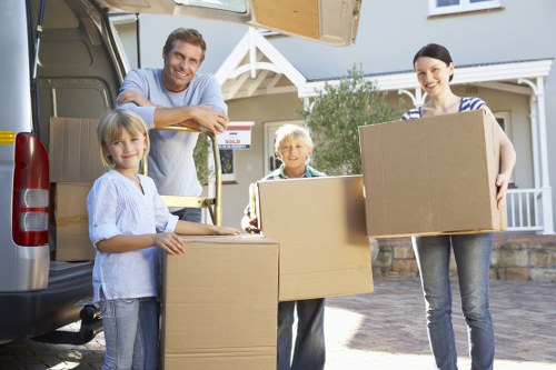 Professional Kingston upon Thames removal van used for a house move