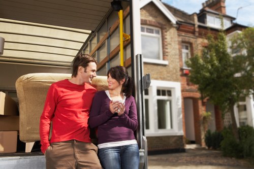Local moving truck arranged for residential and office transport in Kingston