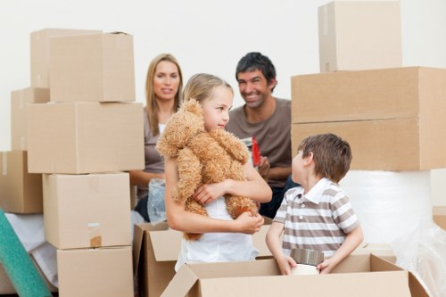 Professional movers assisting with a flat move in Kingston Upon Thames